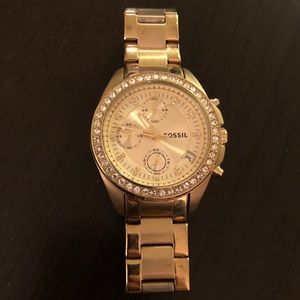 Women’s Gold Fossil Watch